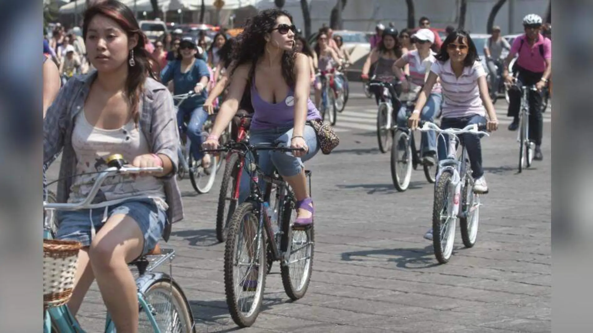 mujeres ciclistas CUARTOSCURO